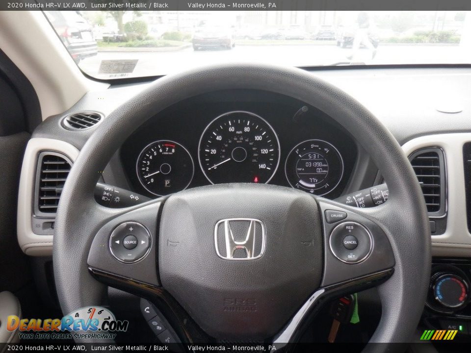 2020 Honda HR-V LX AWD Lunar Silver Metallic / Black Photo #26
