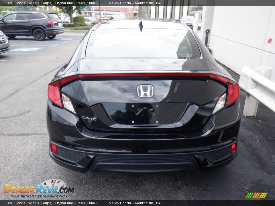 2020 Honda Civic EX Coupe Crystal Black Pearl / Black Photo #6
