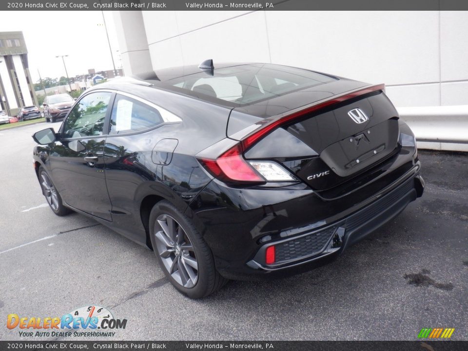 Crystal Black Pearl 2020 Honda Civic EX Coupe Photo #7