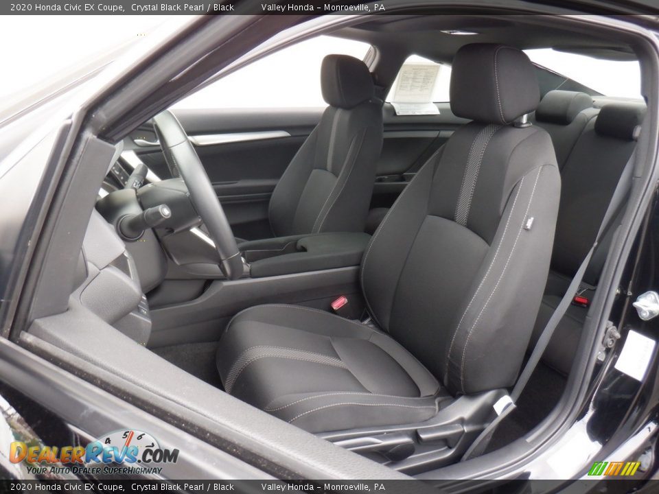 Front Seat of 2020 Honda Civic EX Coupe Photo #12