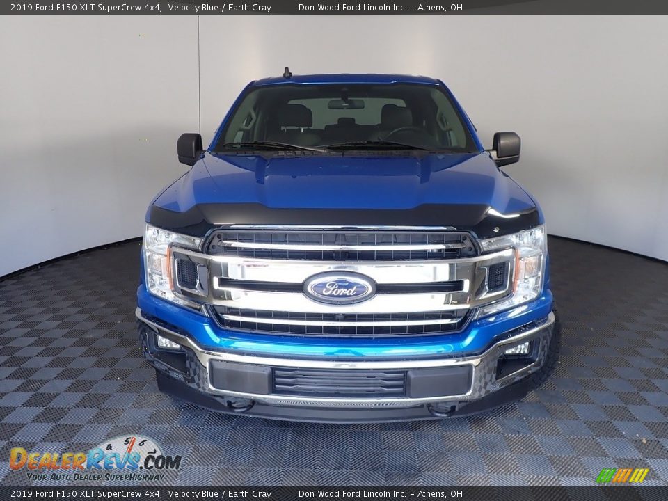 2019 Ford F150 XLT SuperCrew 4x4 Velocity Blue / Earth Gray Photo #4