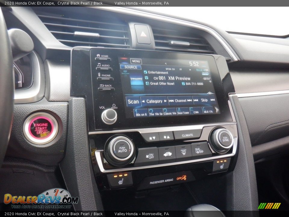 Controls of 2020 Honda Civic EX Coupe Photo #16