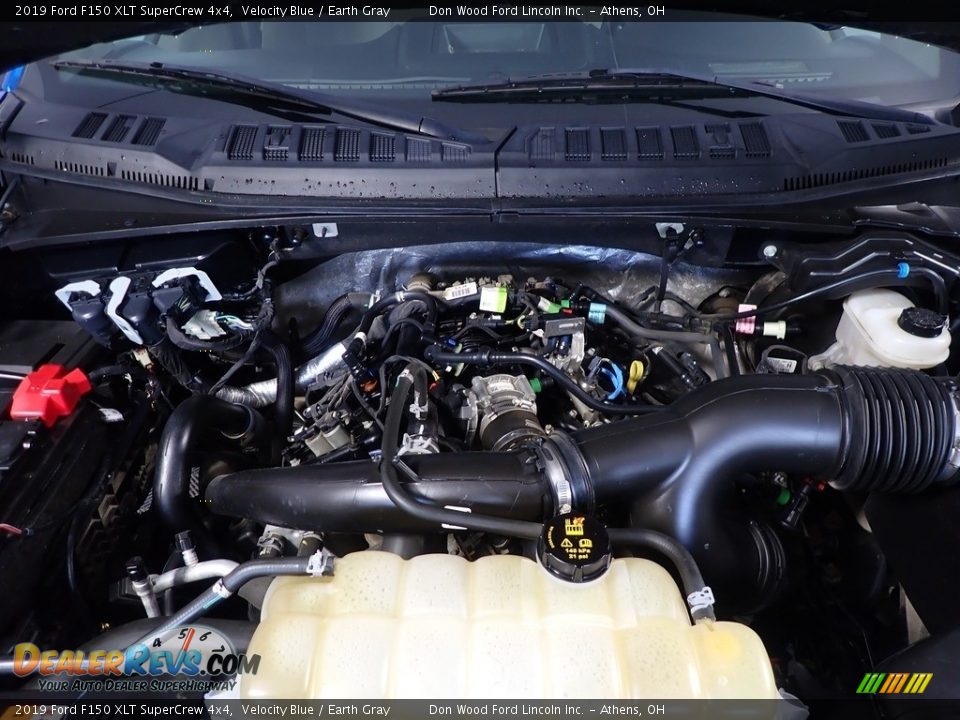 2019 Ford F150 XLT SuperCrew 4x4 Velocity Blue / Earth Gray Photo #6