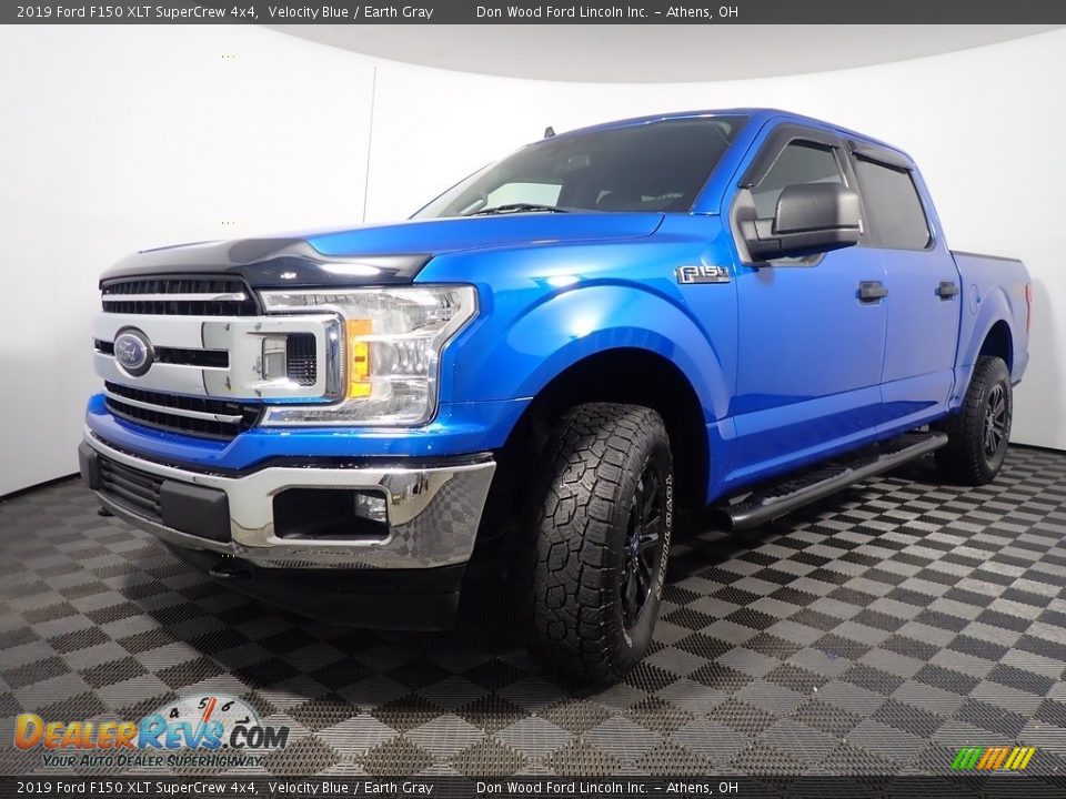 2019 Ford F150 XLT SuperCrew 4x4 Velocity Blue / Earth Gray Photo #7