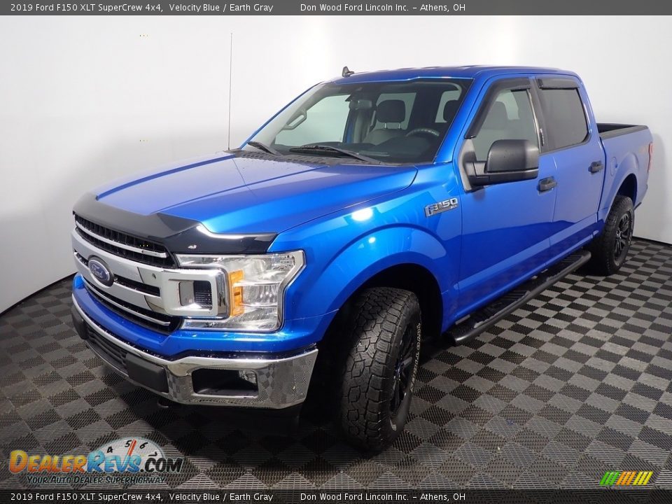 2019 Ford F150 XLT SuperCrew 4x4 Velocity Blue / Earth Gray Photo #8