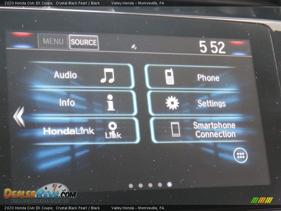 Controls of 2020 Honda Civic EX Coupe Photo #19