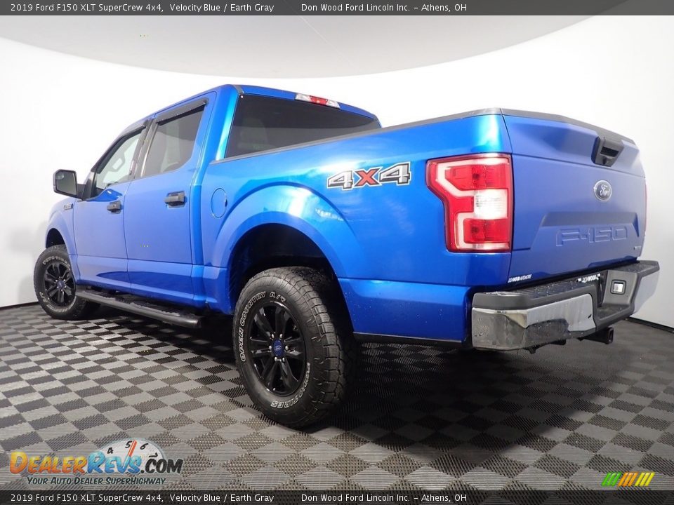 2019 Ford F150 XLT SuperCrew 4x4 Velocity Blue / Earth Gray Photo #9