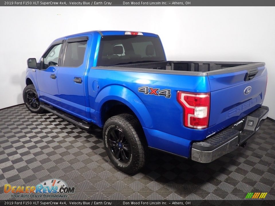 2019 Ford F150 XLT SuperCrew 4x4 Velocity Blue / Earth Gray Photo #10