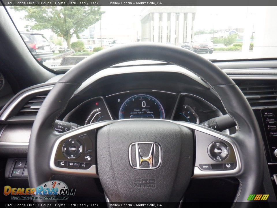 2020 Honda Civic EX Coupe Steering Wheel Photo #22
