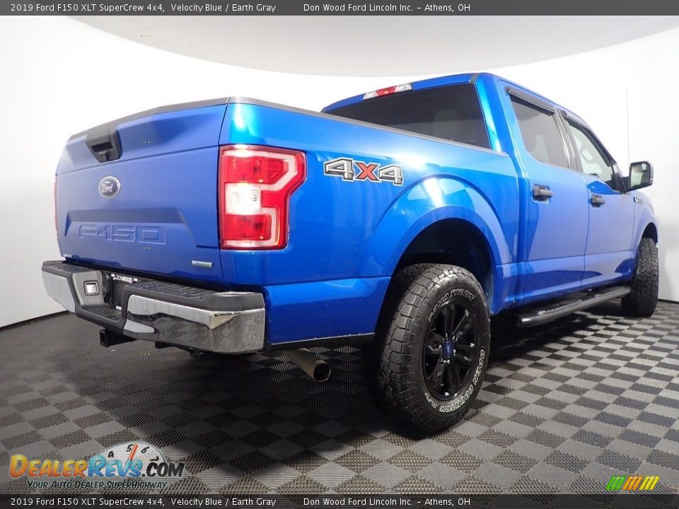 2019 Ford F150 XLT SuperCrew 4x4 Velocity Blue / Earth Gray Photo #13