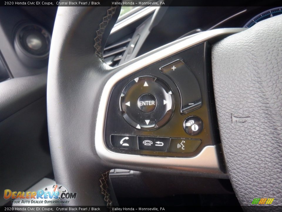 2020 Honda Civic EX Coupe Steering Wheel Photo #23