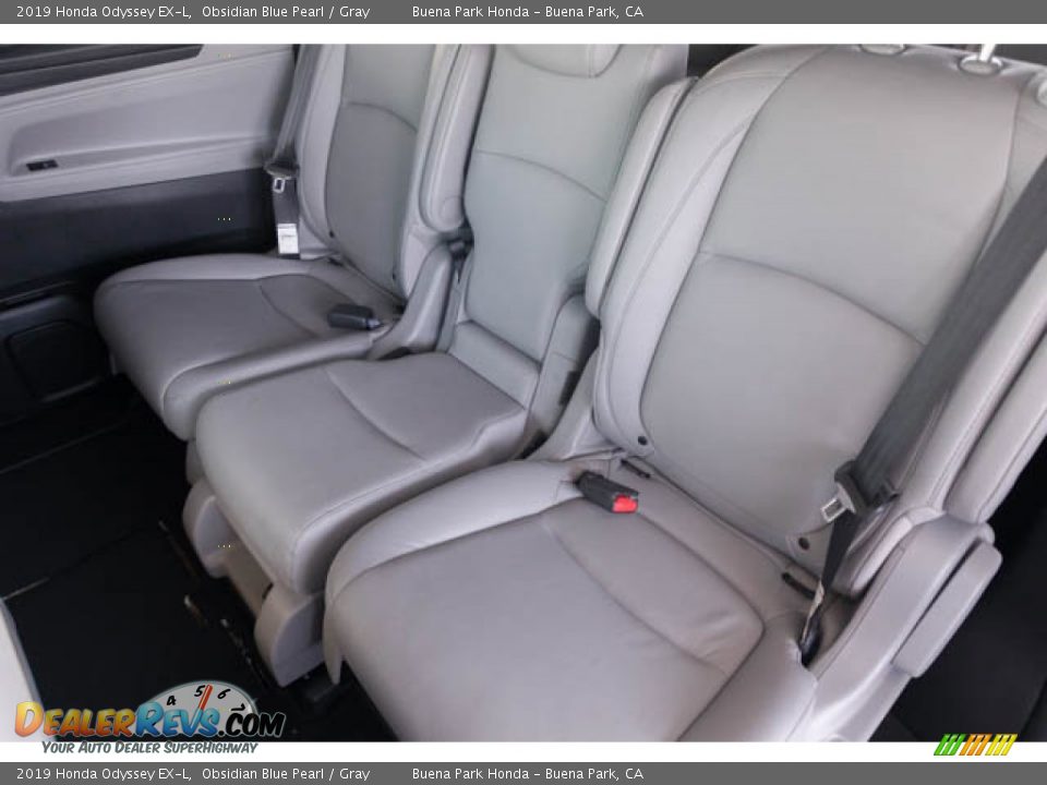 2019 Honda Odyssey EX-L Obsidian Blue Pearl / Gray Photo #20
