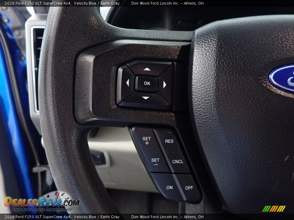 2019 Ford F150 XLT SuperCrew 4x4 Velocity Blue / Earth Gray Photo #24