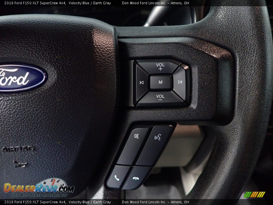 2019 Ford F150 XLT SuperCrew 4x4 Velocity Blue / Earth Gray Photo #25