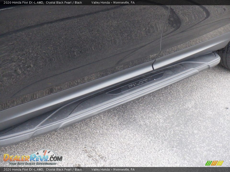 2020 Honda Pilot EX-L AWD Crystal Black Pearl / Black Photo #3