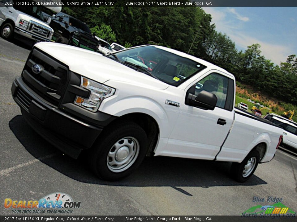 2017 Ford F150 XL Regular Cab Oxford White / Earth Gray Photo #19