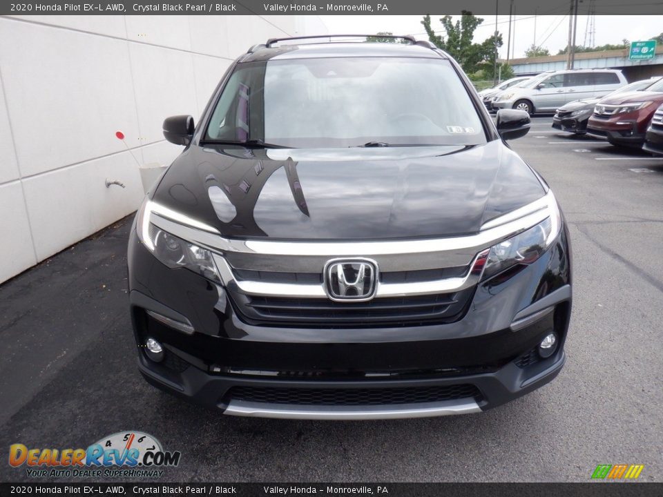 2020 Honda Pilot EX-L AWD Crystal Black Pearl / Black Photo #4