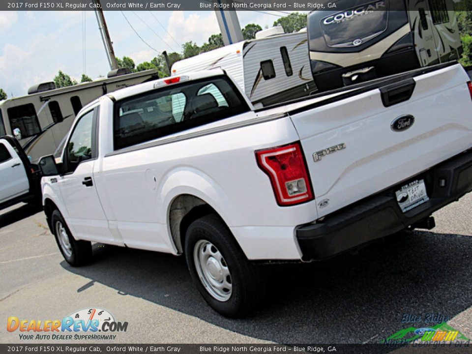 2017 Ford F150 XL Regular Cab Oxford White / Earth Gray Photo #22