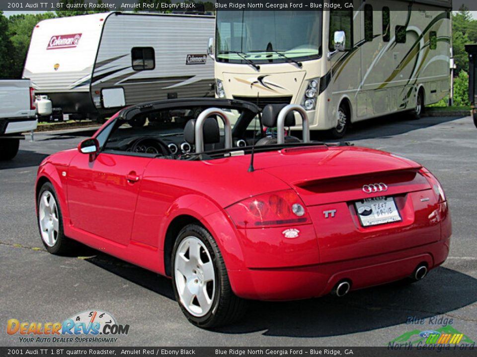 2001 Audi TT 1.8T quattro Roadster Amulet Red / Ebony Black Photo #3