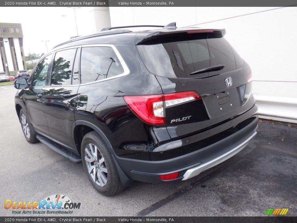 2020 Honda Pilot EX-L AWD Crystal Black Pearl / Black Photo #9