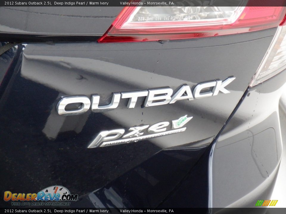 2012 Subaru Outback 2.5i Deep Indigo Pearl / Warm Ivory Photo #10