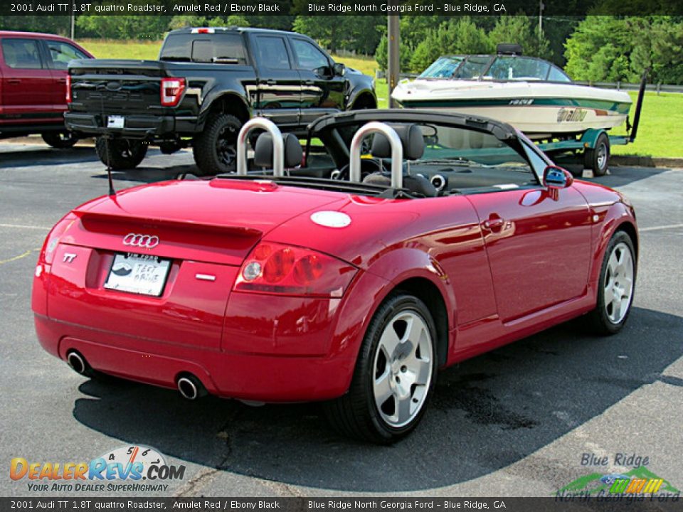 2001 Audi TT 1.8T quattro Roadster Amulet Red / Ebony Black Photo #5