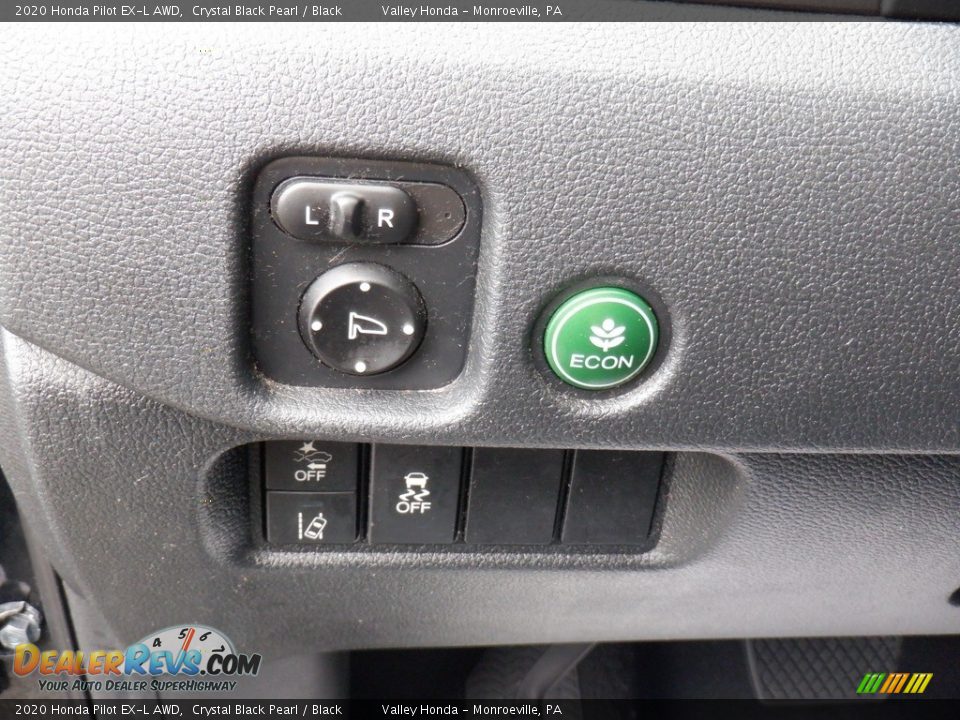 2020 Honda Pilot EX-L AWD Crystal Black Pearl / Black Photo #12