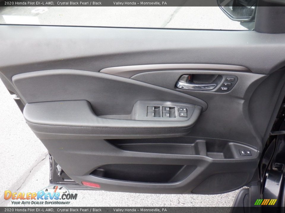 2020 Honda Pilot EX-L AWD Crystal Black Pearl / Black Photo #13