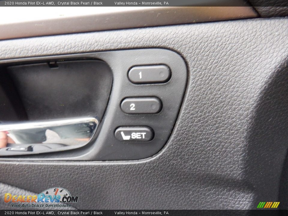 2020 Honda Pilot EX-L AWD Crystal Black Pearl / Black Photo #14