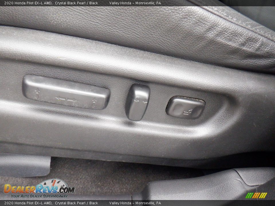 2020 Honda Pilot EX-L AWD Crystal Black Pearl / Black Photo #15