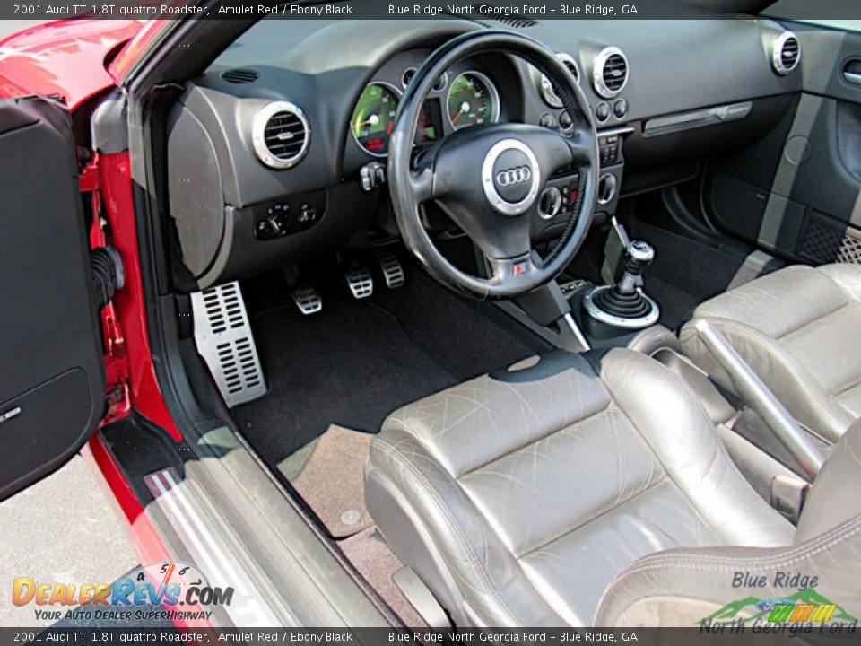 2001 Audi TT 1.8T quattro Roadster Amulet Red / Ebony Black Photo #10