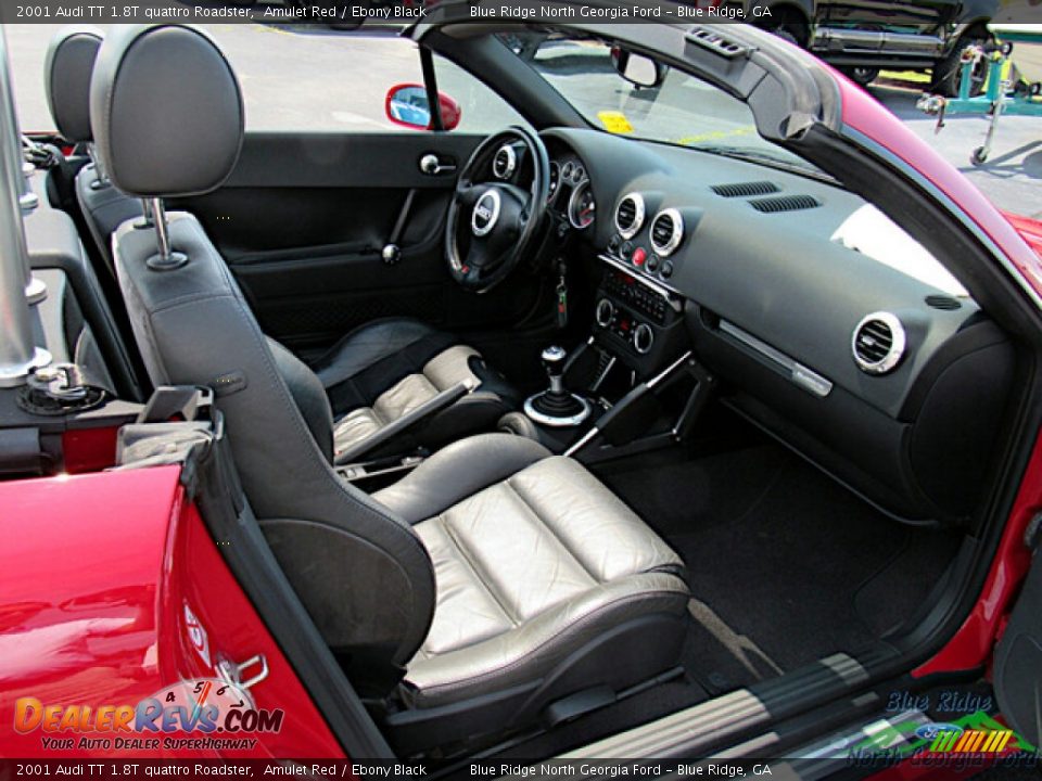 2001 Audi TT 1.8T quattro Roadster Amulet Red / Ebony Black Photo #12