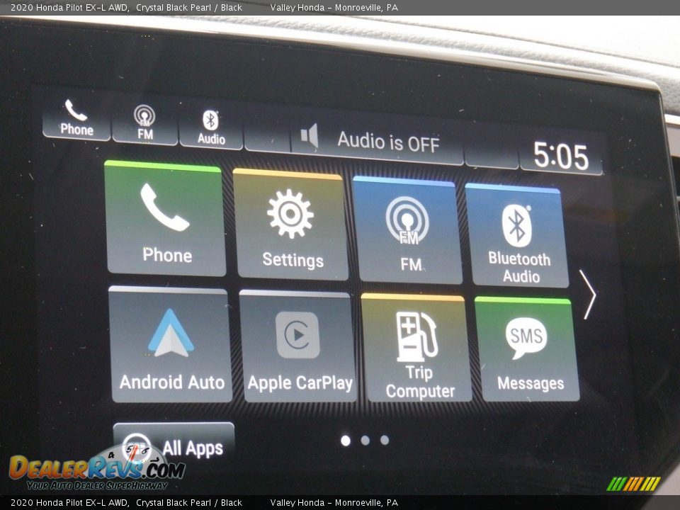 2020 Honda Pilot EX-L AWD Crystal Black Pearl / Black Photo #20