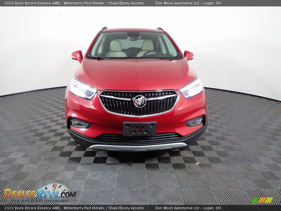 2020 Buick Encore Essence AWD Winterberry Red Metallic / Shale/Ebony Accents Photo #7