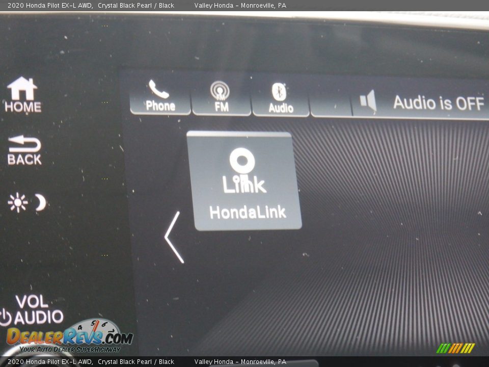 2020 Honda Pilot EX-L AWD Crystal Black Pearl / Black Photo #22