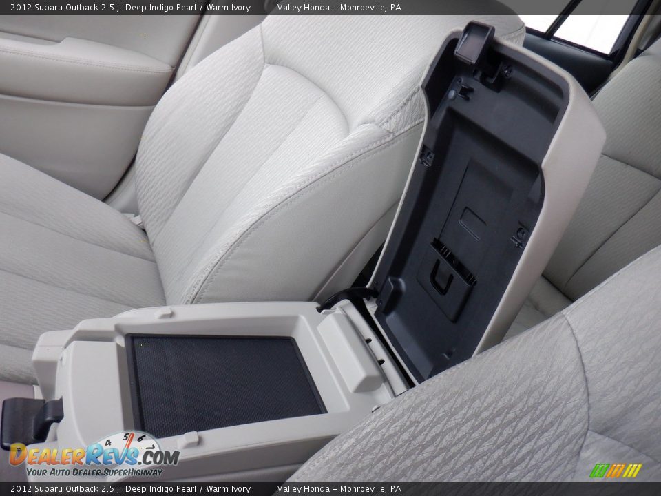 2012 Subaru Outback 2.5i Deep Indigo Pearl / Warm Ivory Photo #22