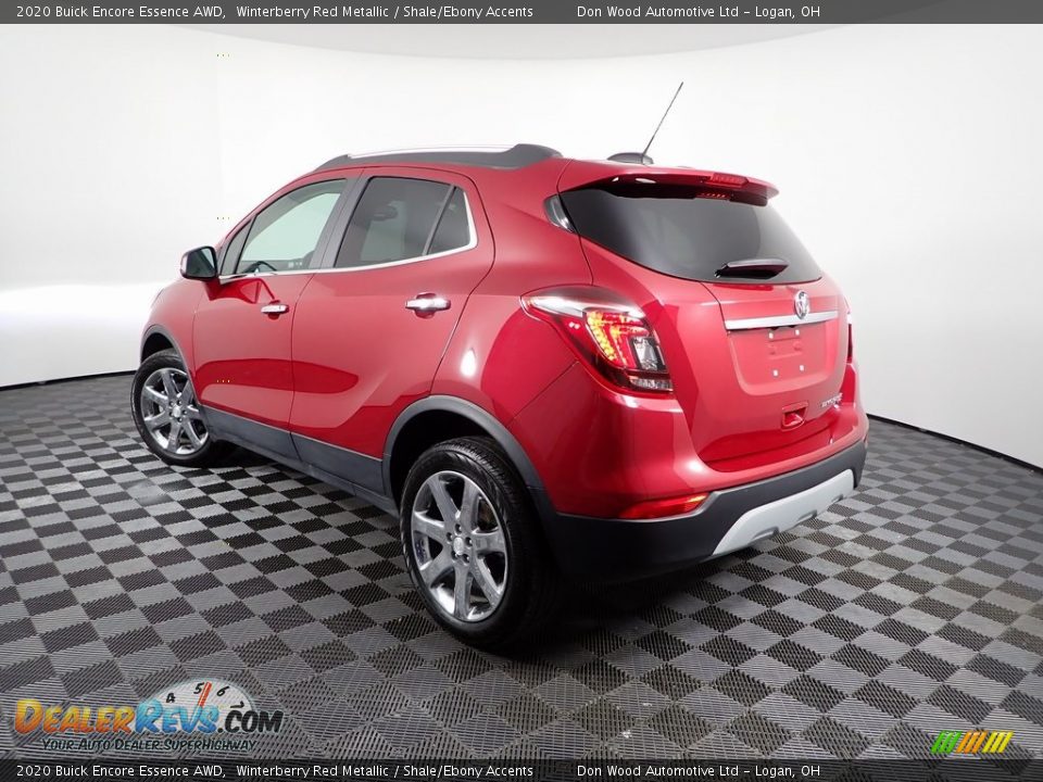 2020 Buick Encore Essence AWD Winterberry Red Metallic / Shale/Ebony Accents Photo #9