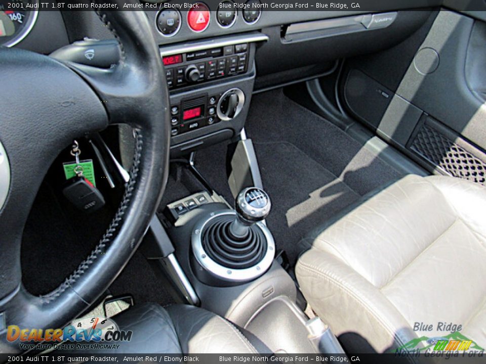 2001 Audi TT 1.8T quattro Roadster Amulet Red / Ebony Black Photo #18