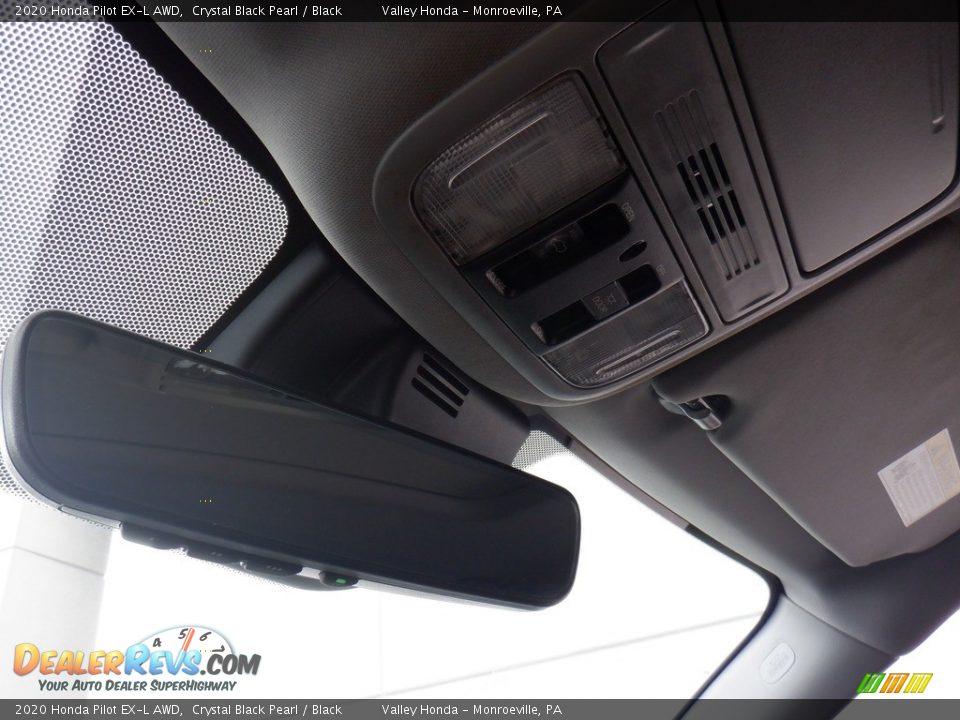 2020 Honda Pilot EX-L AWD Crystal Black Pearl / Black Photo #24