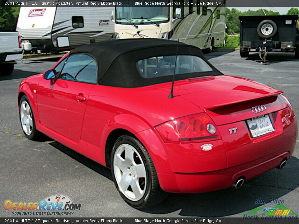 2001 Audi TT 1.8T quattro Roadster Amulet Red / Ebony Black Photo #21