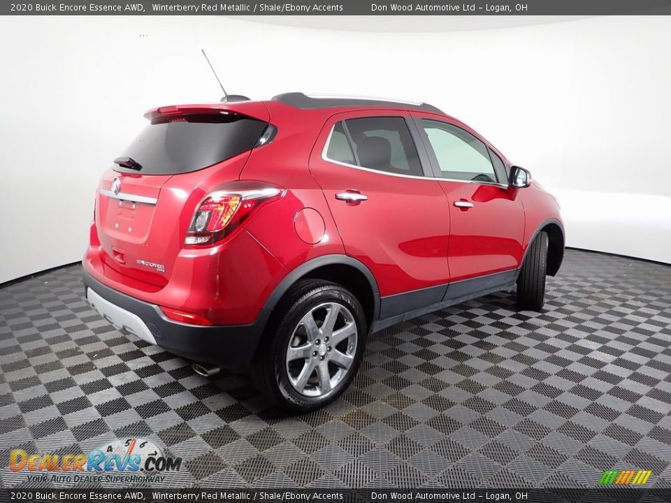 2020 Buick Encore Essence AWD Winterberry Red Metallic / Shale/Ebony Accents Photo #13