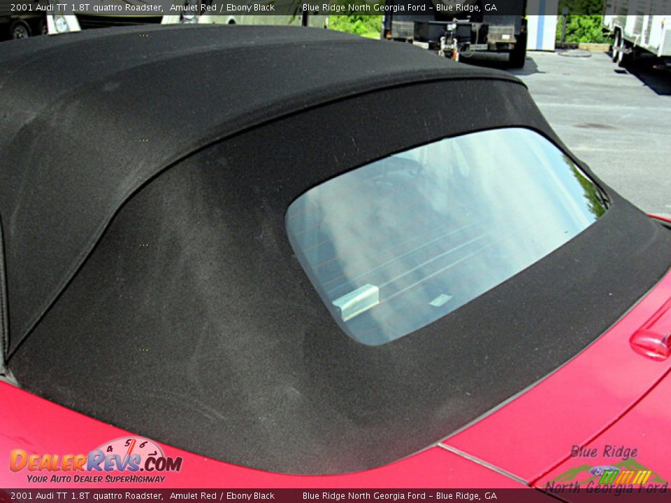 2001 Audi TT 1.8T quattro Roadster Amulet Red / Ebony Black Photo #22
