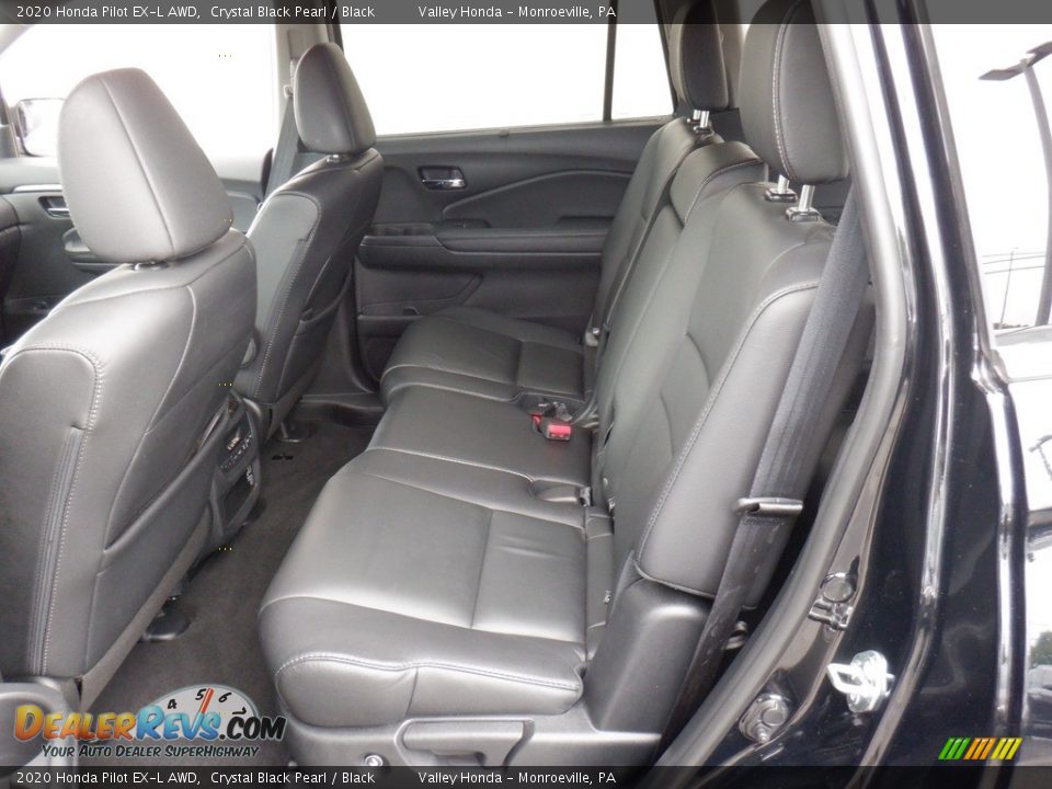 2020 Honda Pilot EX-L AWD Crystal Black Pearl / Black Photo #29