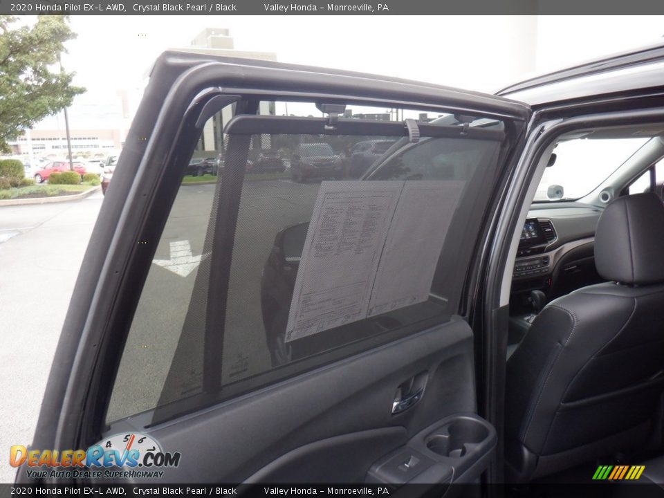 2020 Honda Pilot EX-L AWD Crystal Black Pearl / Black Photo #30