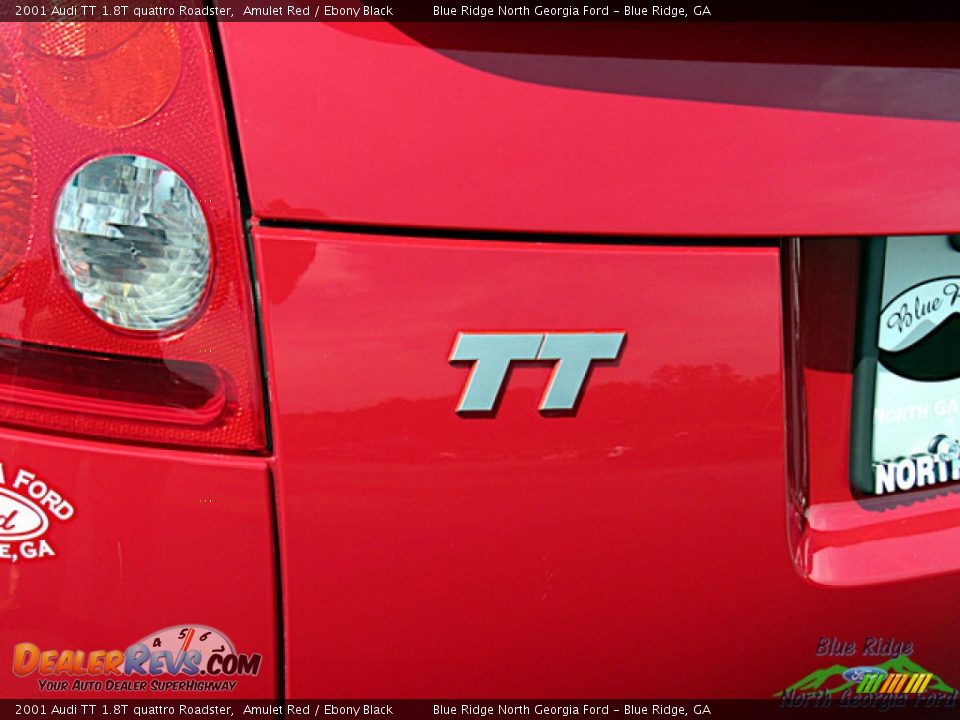 2001 Audi TT 1.8T quattro Roadster Amulet Red / Ebony Black Photo #28