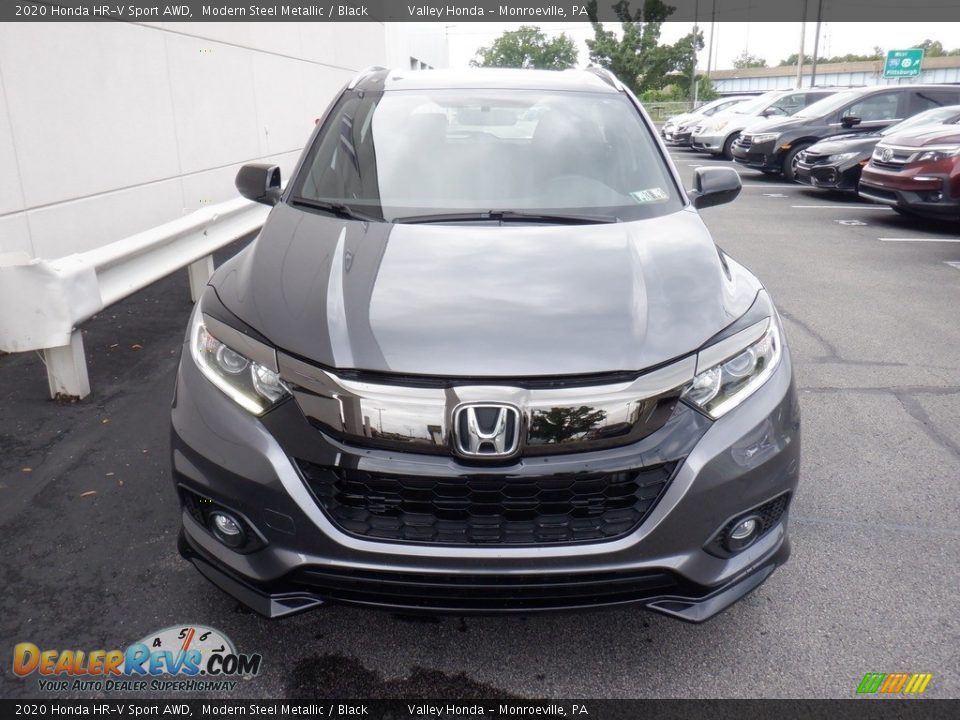 2020 Honda HR-V Sport AWD Modern Steel Metallic / Black Photo #3