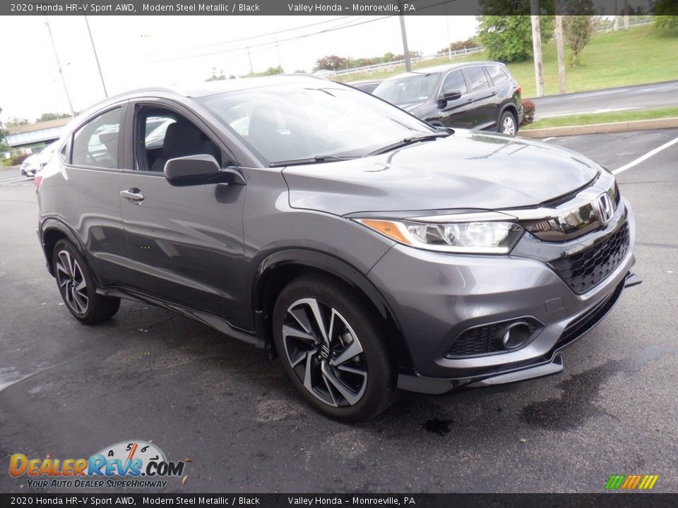 2020 Honda HR-V Sport AWD Modern Steel Metallic / Black Photo #4