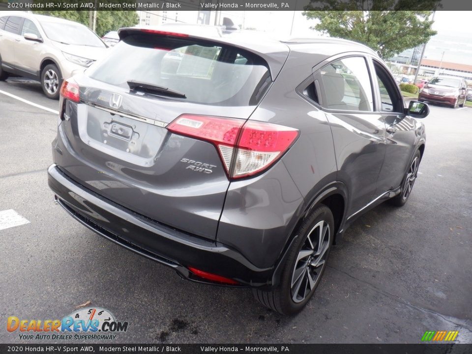 2020 Honda HR-V Sport AWD Modern Steel Metallic / Black Photo #5