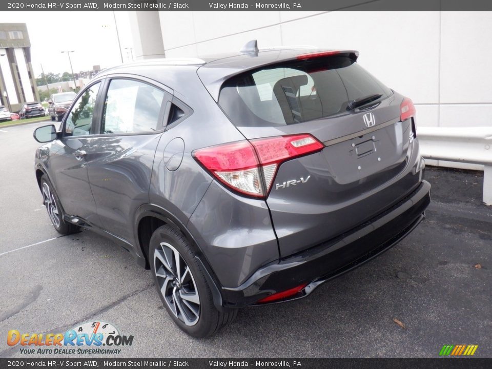 2020 Honda HR-V Sport AWD Modern Steel Metallic / Black Photo #8