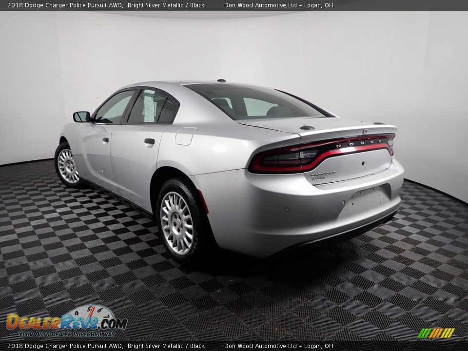2018 Dodge Charger Police Pursuit AWD Bright Silver Metallic / Black Photo #5